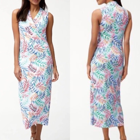 TOMMY Bahama Holi Frondi Tropical Dress - Picture 1 of 9